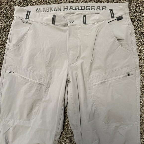 Alaskan Hardgear Pants Men's‎ 38x34 Fishing Hiking Gray No Belt - Picture 2 of 9